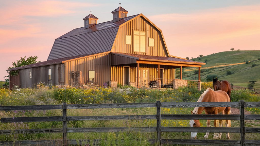 Barndominiums in Boerne TX with agricultural charm