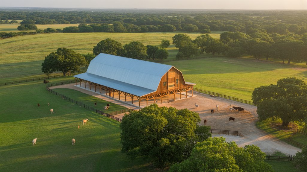 cost-effective post-frame barns Timberwood Park TX