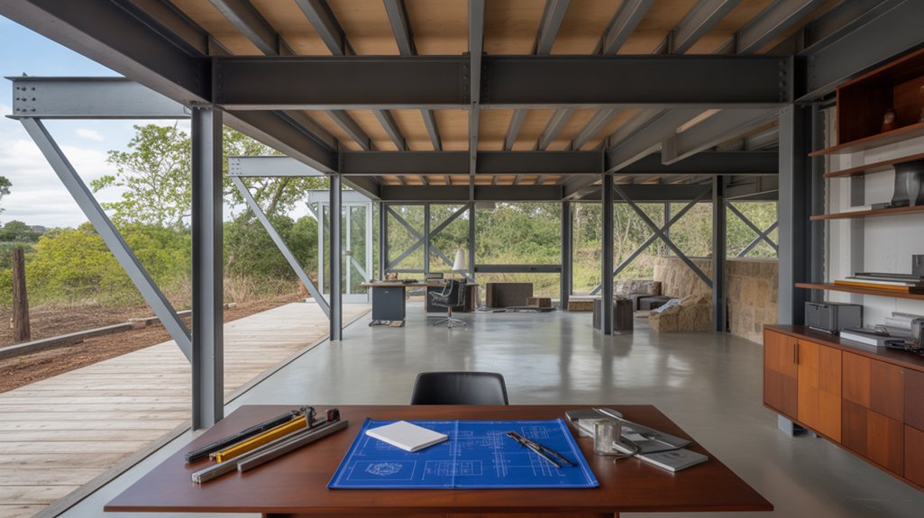 cost-effective steel home office Cedar Park TX