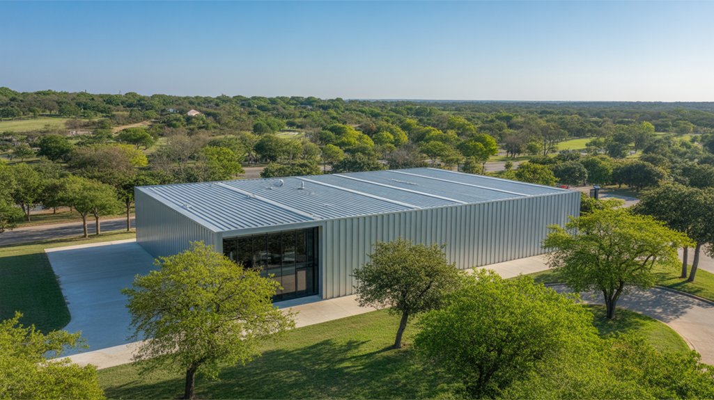 location selection for multi-use steel buildings Shavano Park TX