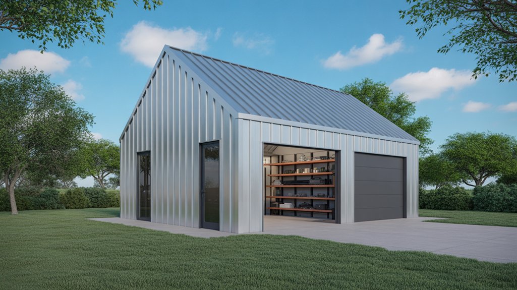 vertical storage solutions for steel garages Fair Oaks Ranch TX