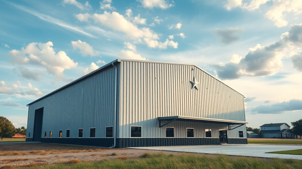Low maintenance steel buildings