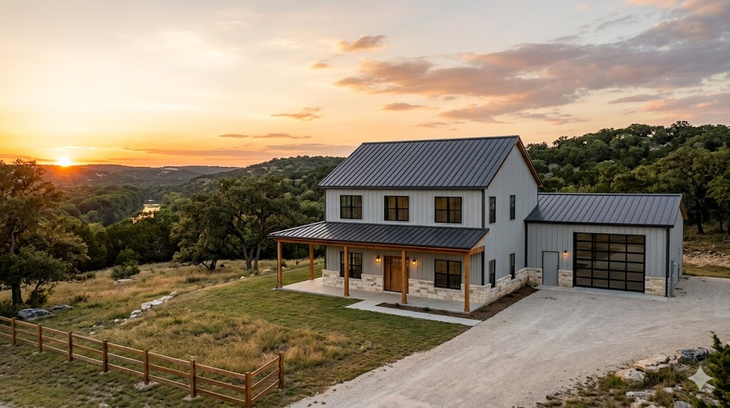 Custom Barndominiums in Center Point TX and Metal Structures